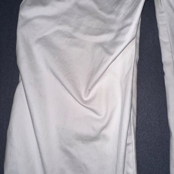 Banana Republic Womens 6 Martin Fit White Wide Leg Pants Buttons *Stains - Picture 16 of 16